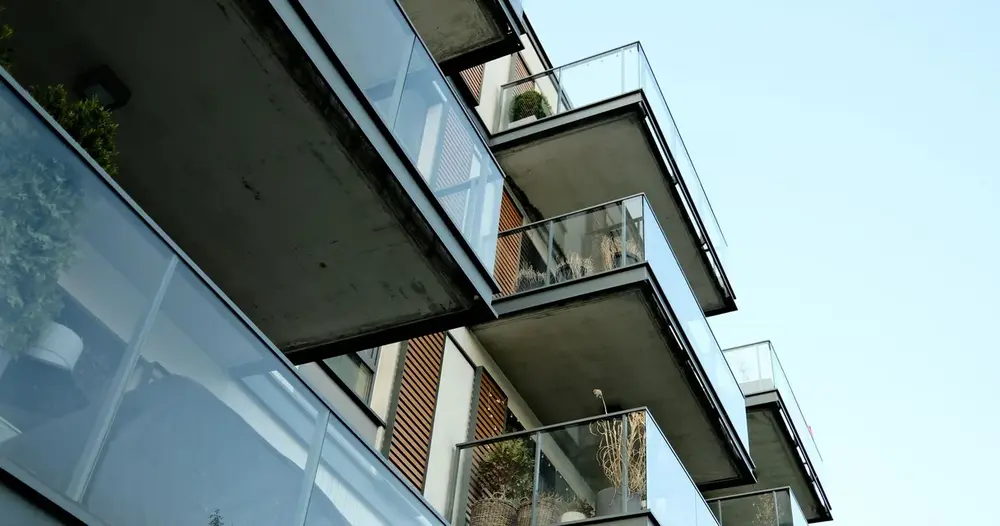 guarda-corpo de vidro
