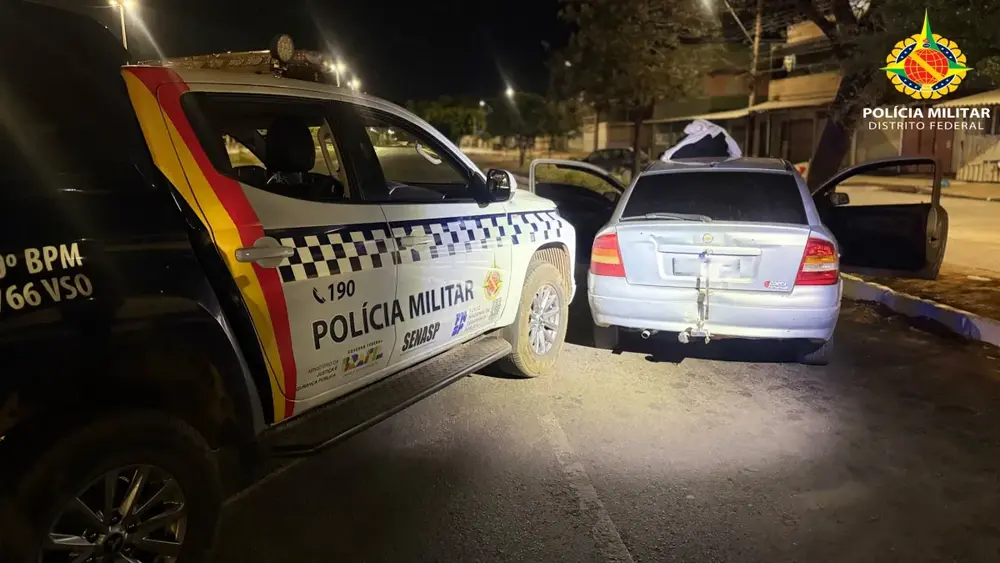 Perseguição em Ceilândia: cinco detidos e adolescente ferido