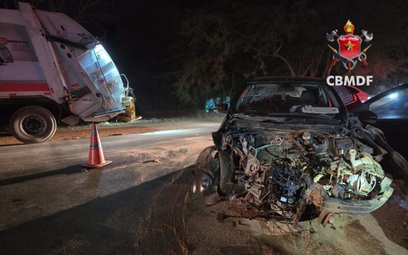 Acidente em Sobradinho: colisão deixa uma ferida na Rota do Cavalo