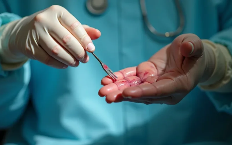 Transplante de pele em queimados por Dr. Luiz Teixeira da Silva Júnior