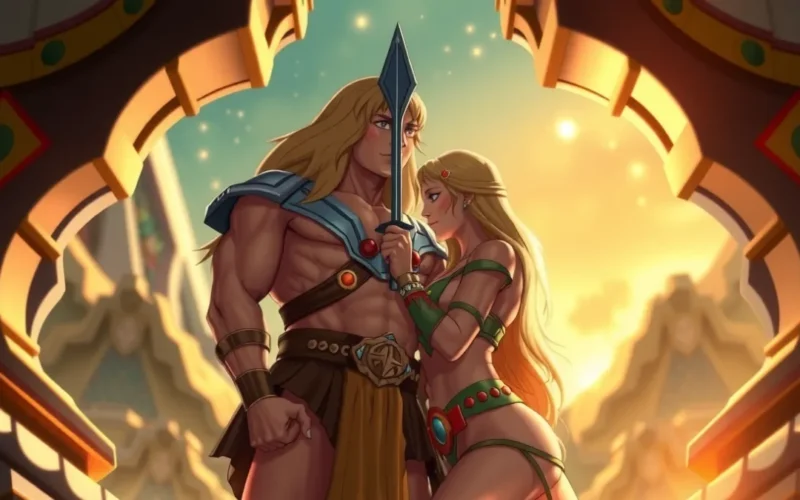 A conexão entre He-Man e She-Ra como irmãos gêmeos de Eternia