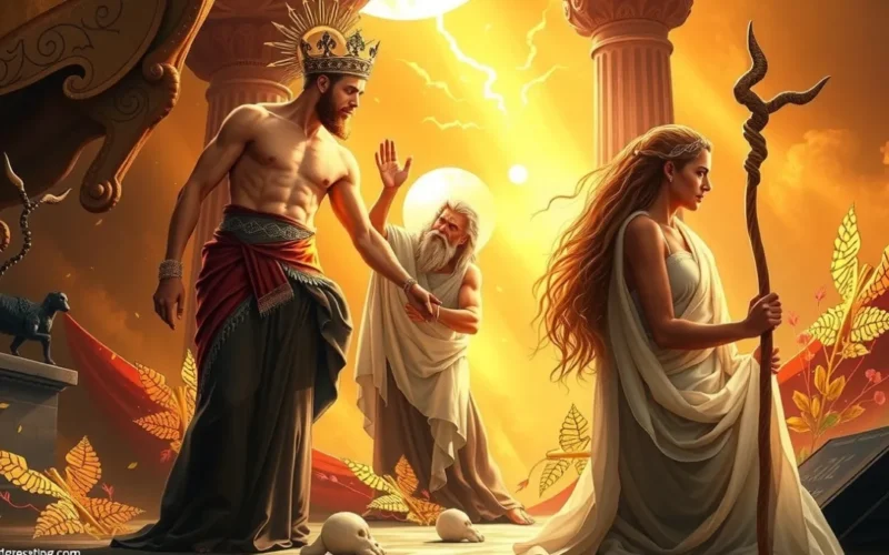 Como Zeus decidia o destino dos heróis na mitologia grega