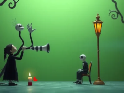 Como a série Wandinha se conecta ao universo de Tim Burton