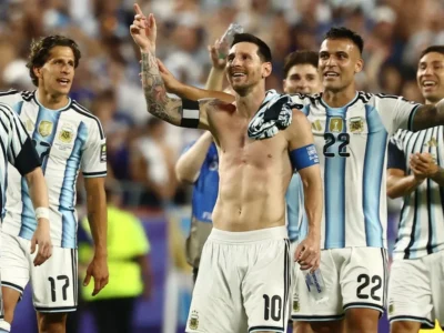 Argentina vence Suíça na prorrogação e encara Inglaterra na semi