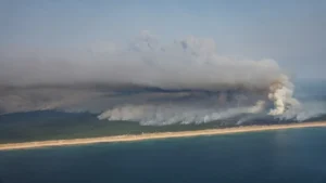 Incêndio na França força evacuação de paraíso turístico Cap Ferret
